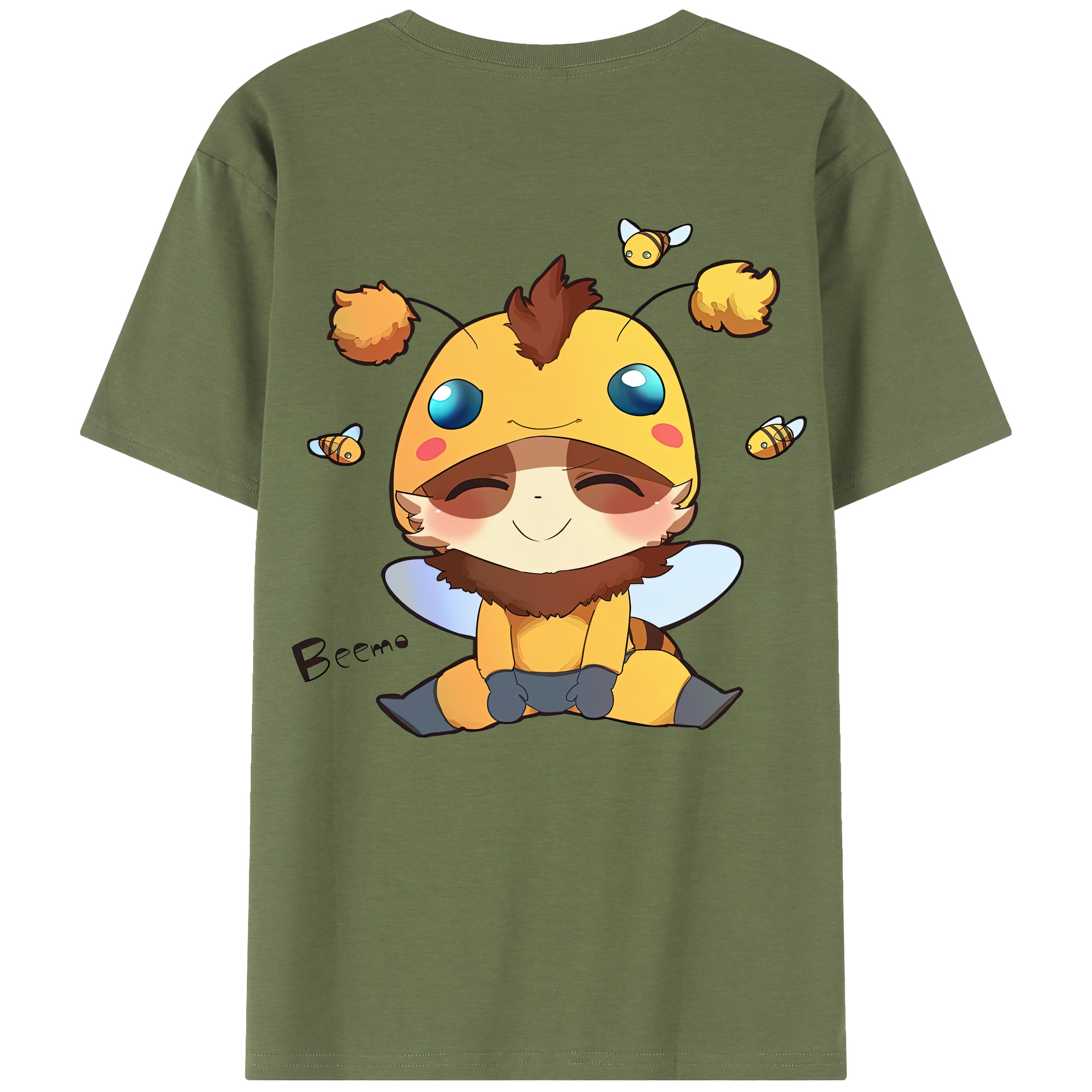 リーグ・オブ・レジェンド League of Legends LOL 綿100％半袖Tシャツ（背面プリント）